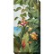 Outdoor Living and Style Green and Red Entwined Outdoor Canvas Rectangular Wall Art Decor 48" x 24"